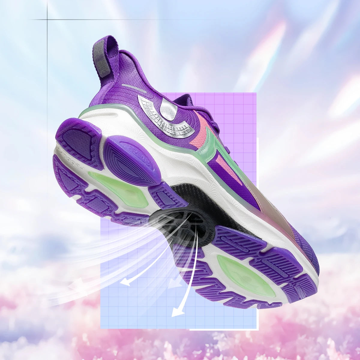 Onemix Sneakers Ad Alto Rimbalzo Uomo Traspiranti Allenamento Resistente All Usura Scarpe Da Corsa