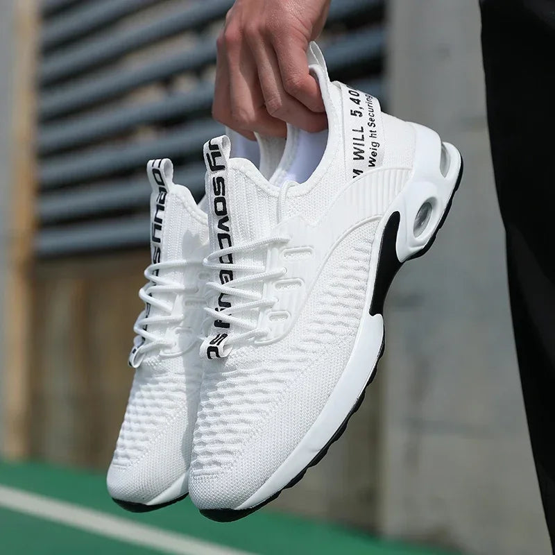 Scarpe sportive da uomo con suola spessa con design alla moda Scarpe comode e traspiranti Scarpe da trekking all'aperto Zapatillas Hombre De Segu