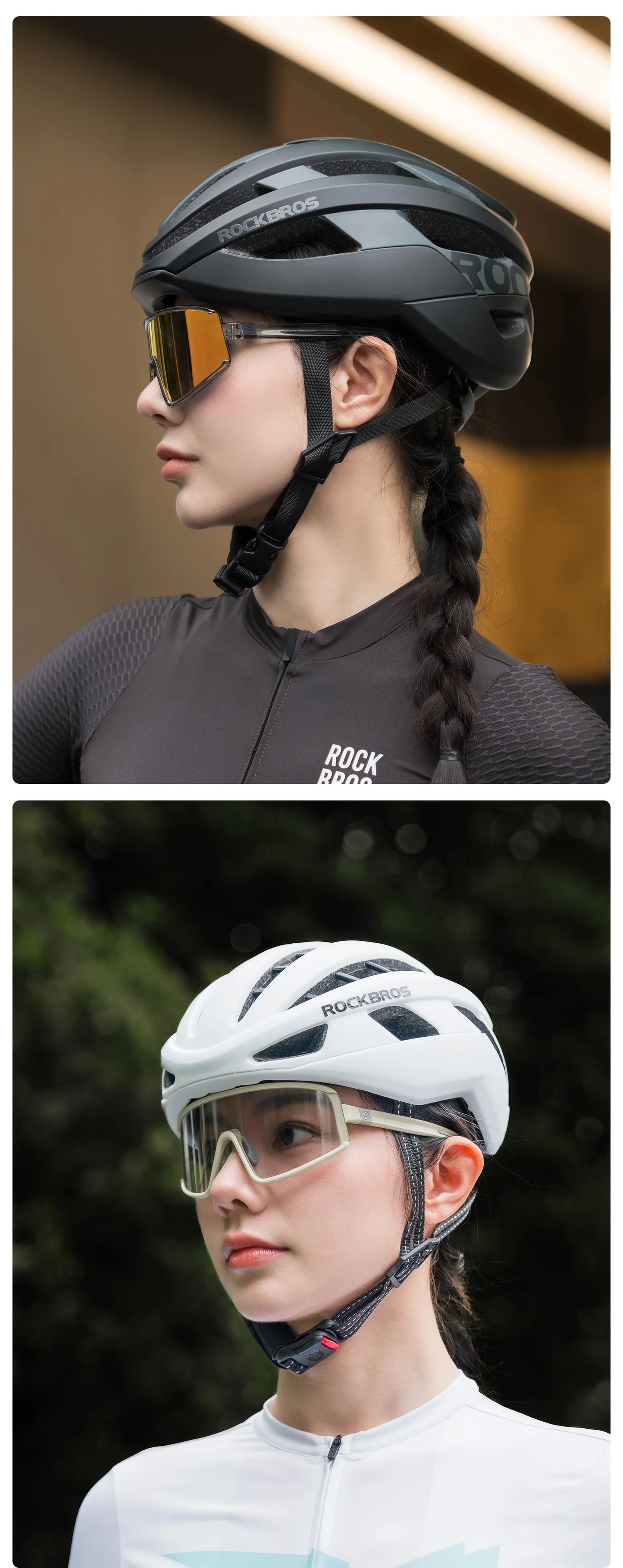 ROCKBROS Occhiali Da Sole Polarizzati UV400 Per Ciclismo All'aperto Unisex Antiappannamento Fotocromatici