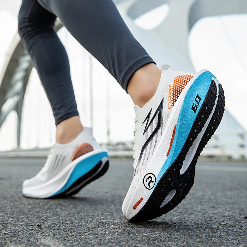 Scarpe Da Corsa Con Piastra In Carbonio Per Maratona Ammortizzanti Da Allenamento Uomo E Donna