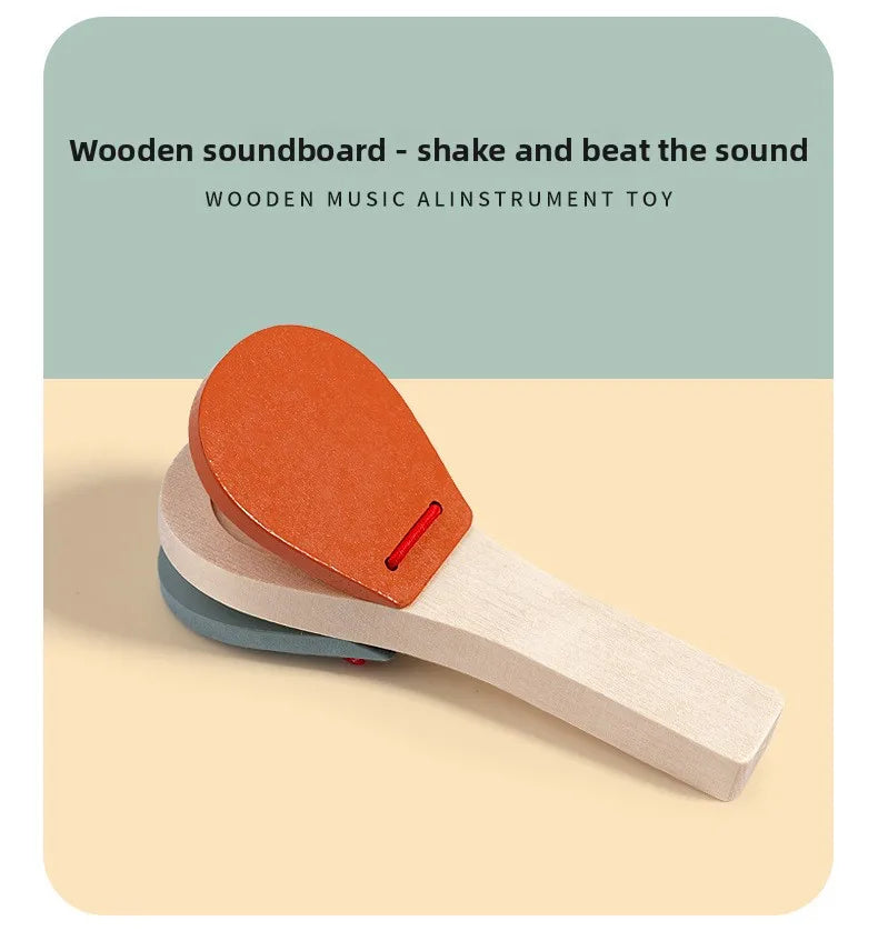 Set Strumenti Musicali In Legno Per Bambini 2-4 Montessori