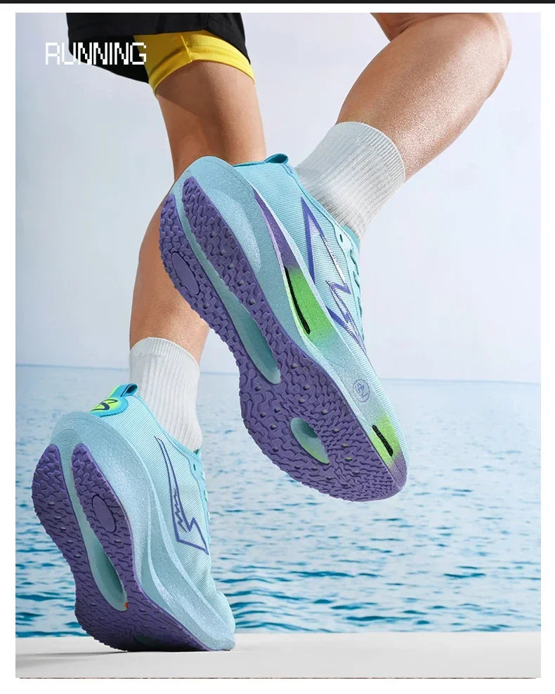 Scarpe Da Corsa Con Piastra In Carbonio Leggere Traspiranti Per Maratona Uomo E Donna Scarpe Atletiche Confortevoli