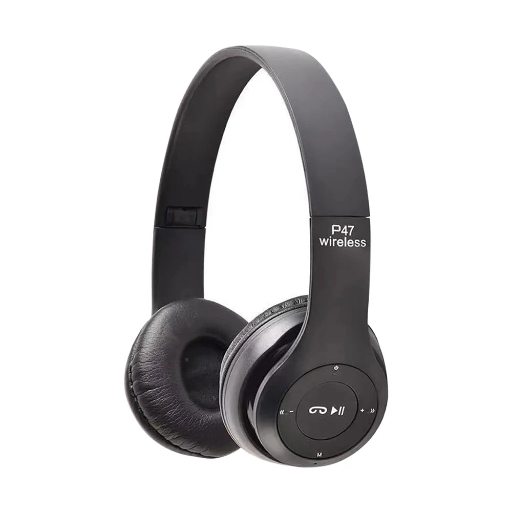 Cuffie Wireless Bluetooth 5.3 Over Ear HiFi Senza Cancellazione Del Rumore Microfono Integrato Sport Gaming Lettore