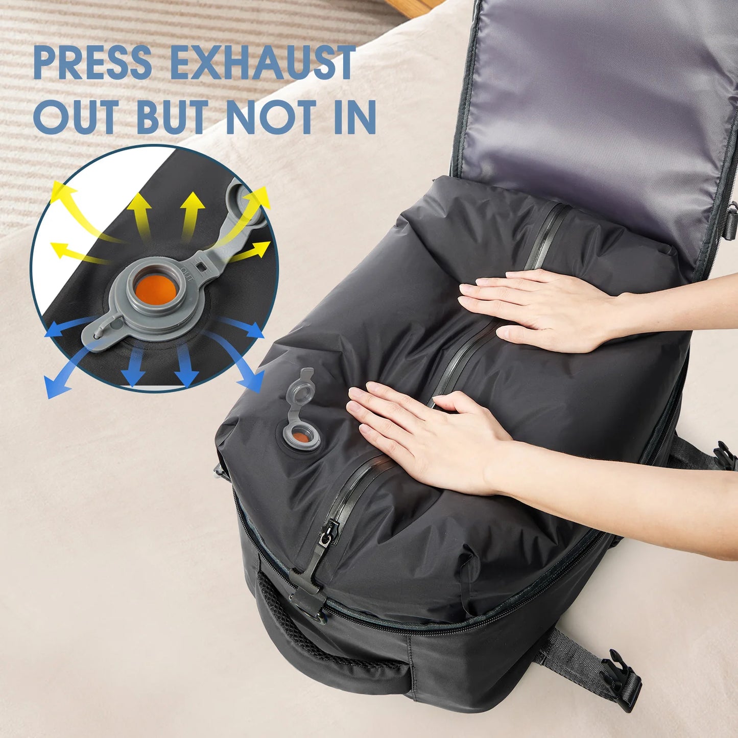 Zaino Espandibile Da Viaggio Unisex Con Ampio Scomparto Laptop Per Lavoro E Scuola 20 35 L