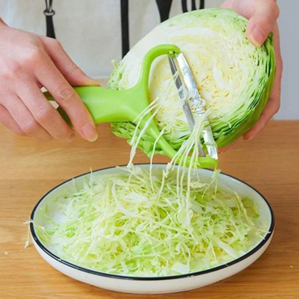 Set Multifunzione Affettatrice Per Cavolo Taglierina Verdure Grattugia Insalata Patate Utensili Cucina