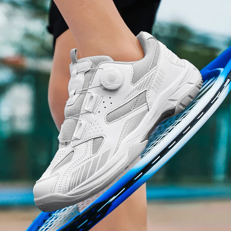 Scarpe da Badminton con Allacciatura Rapida Uomo e Donna Allenamento Ginnastica Antiscivolo Ammortizzanti Pallavolo