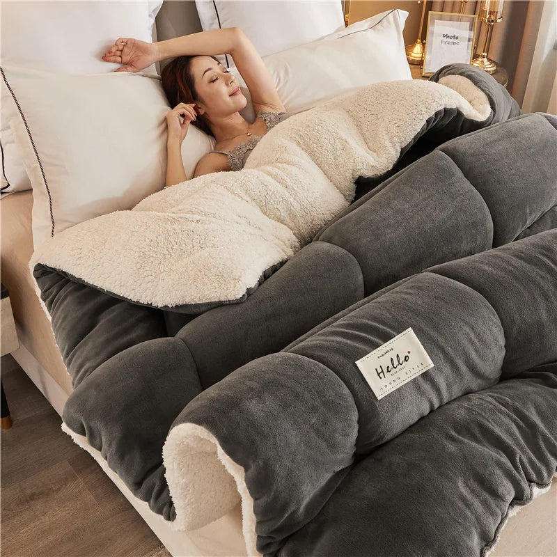 Coperta Ponderata In Pile Invernale Calda E Morbida Antipilling Rettangolare Grado A Per Letto Con Calore