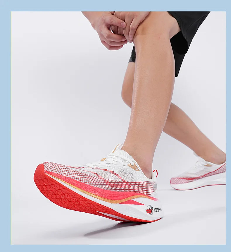 Scarpe Da Corsa Ultra Leggere E Traspiranti Con Piastra In Carbonio Per Uomo E Donna Da Competizione Comode Elastiche