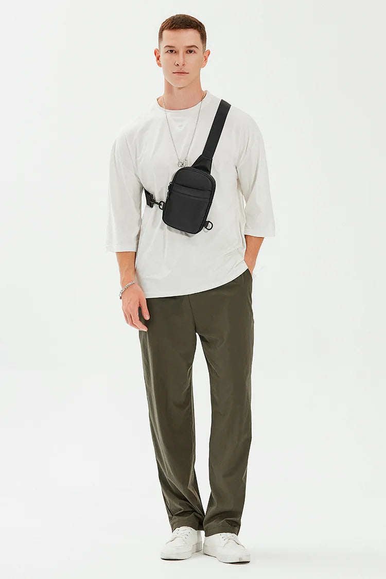 Marsupio Multifunzionale 2In1 Borsa Da Viaggio Per Esterni Uomo Donna Borsa A Tracolla Piccola Casual