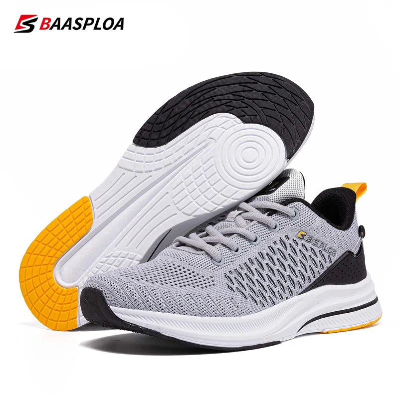 Baasploa Scarpe Da Corsa Da Uomo Traspiranti Leggere Con Aumento Di Altezza Design Sportivo Per Allenamenti All Aperto