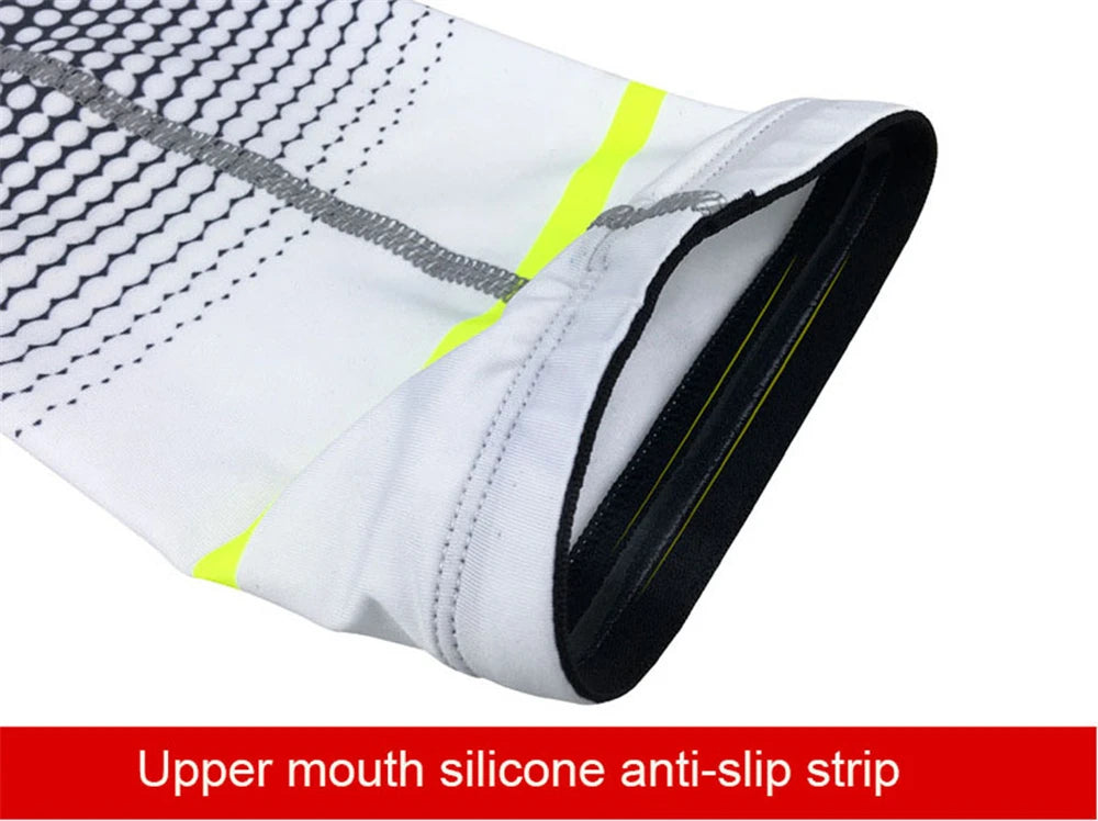 Maniche Braccia Ciclismo Unisex Rinfrescanti Protezione UV Solare Elastiche Per Corsa