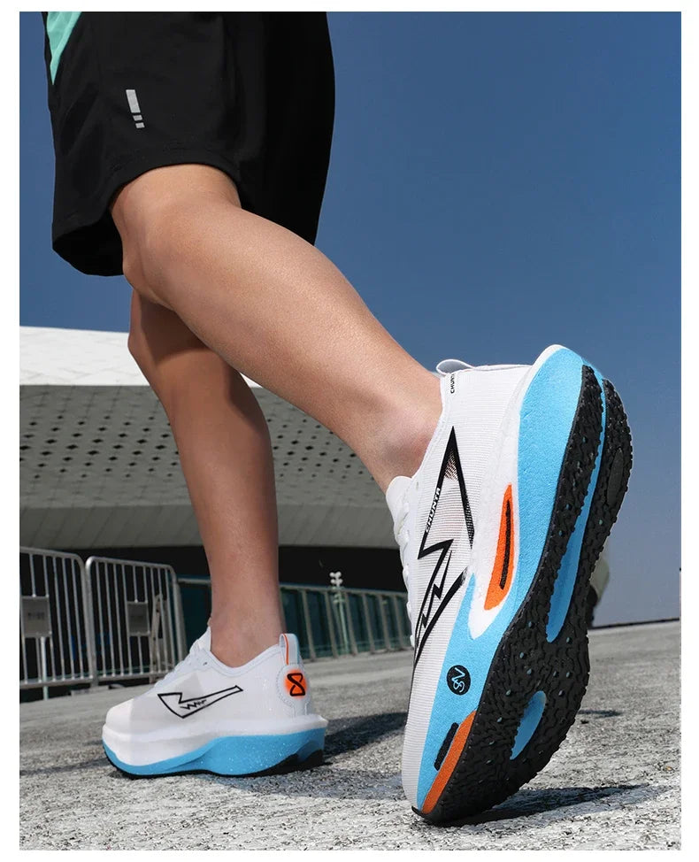 Scarpe Da Corsa Con Piastra In Carbonio Leggere Traspiranti Per Maratona Uomo E Donna Scarpe Atletiche Confortevoli