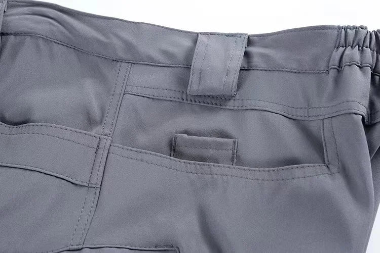 Pantaloni Uomo Softshell Cargo Elastico Per Escursionismo Trekking Arrampicata Campeggio Aperto Rapida Asciugatura 5XL