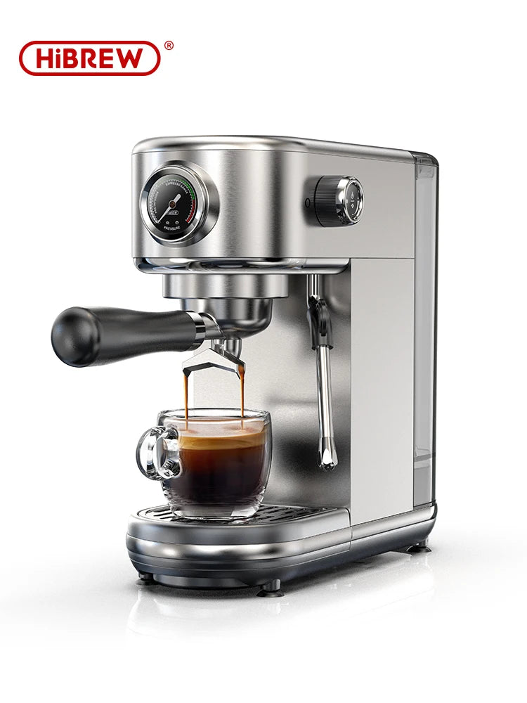 HiBREW 20 Bar Macchina Per Caffè Espresso Semiautomatica Temperatura Regolabile Freddo Caldo Sottile Cappuccino H10B