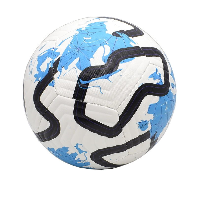 Palloni Da Calcio Formato Standard 5 Cucito A Macchina In PU Da Allenamento Per Calcio Futbol Voetbal Partita All Aperto