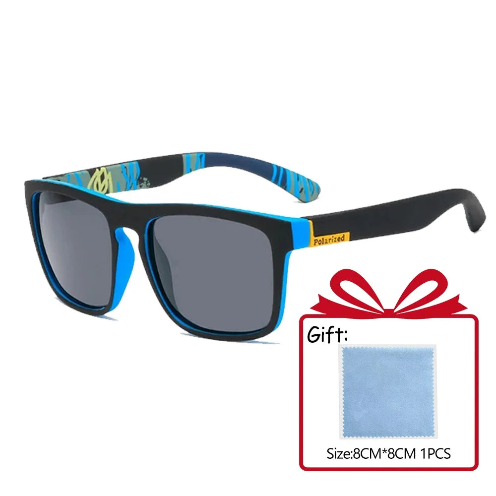 Occhiali Da Sole UV400 Unisex Ciclismo Lusso Design Quadrato Per Guida E Pesca Di Lusso