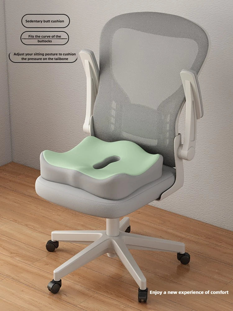 Cuscino del sedile in memory foam per auto e ufficio Supporto lombare per l'anca Correttore di postura Cuscino per sedia per studenti comfort e traspirante