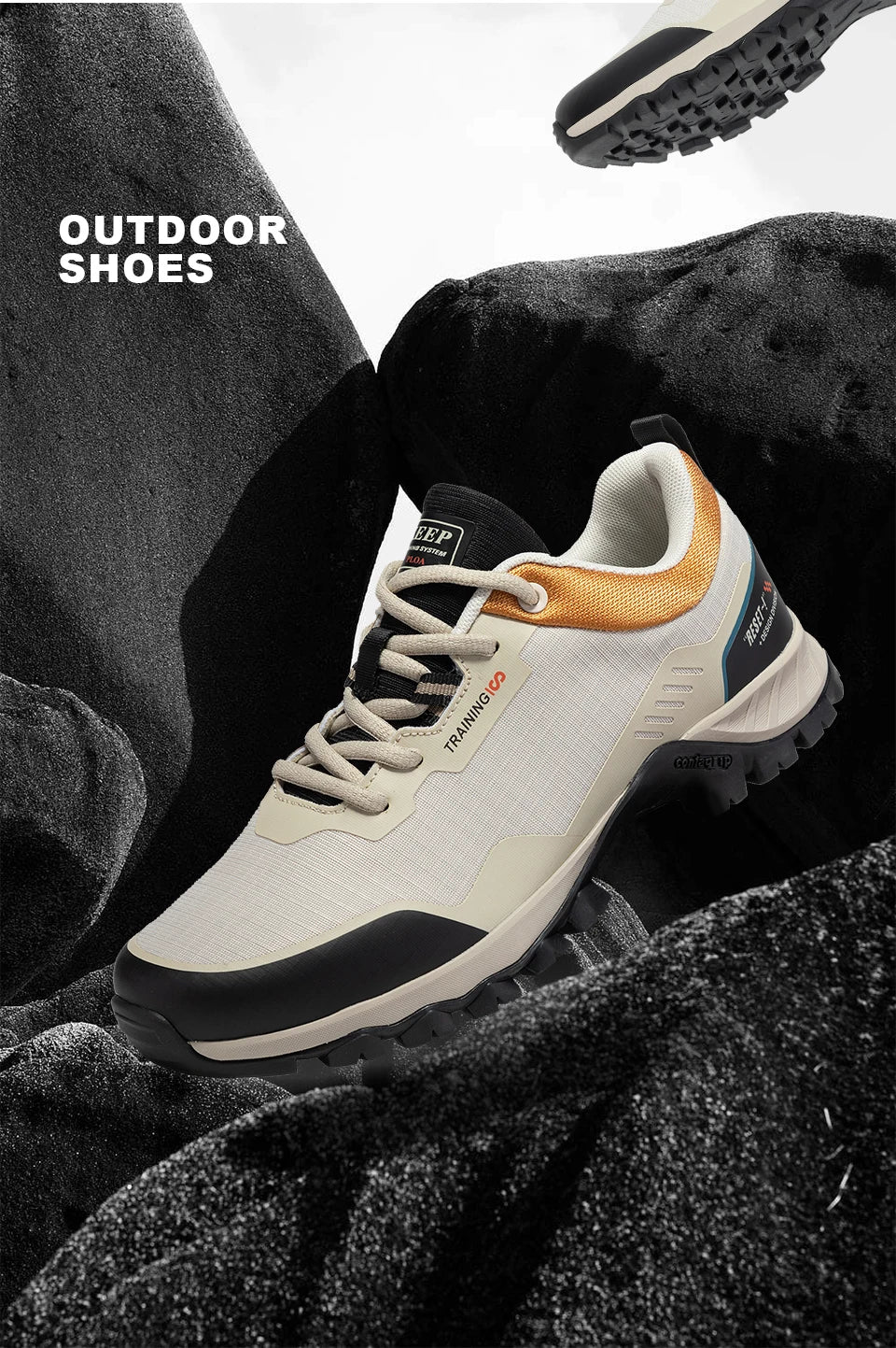 Baasploa Scarpe Da Trekking Uomo Impermeabili Antiscivolo Resistente All Usura Per Esploratori Outdoor M7306