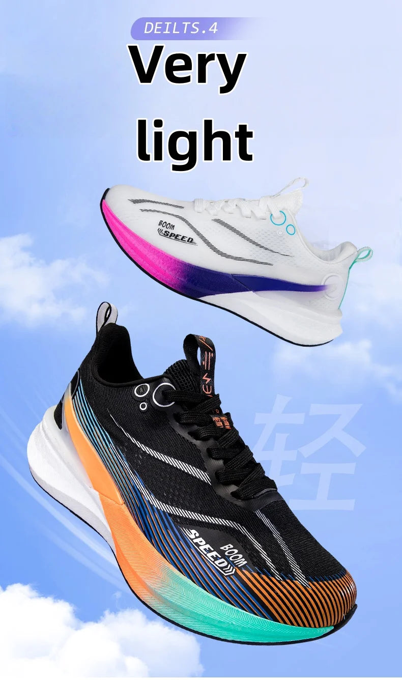 Scarpe Da Corsa Professionali Per Maratona In Carbonio Unisex Ultraleggere Con Assorbimento Degli Urti E Supporto Stabile