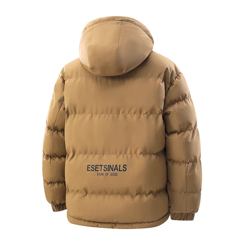 Parka Da Uomo Antivento Ispessito Da Outdoor Con Cappuccio Abbigliamento Invernale Casual Comfort