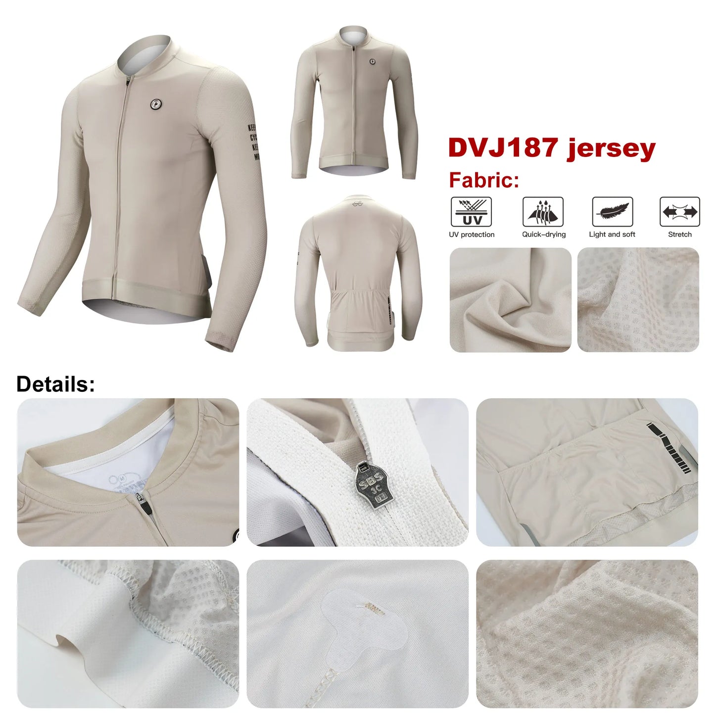 Maglia Ciclismo Manica Lunga Pro Aero Traspirante 3D Bubble Mesh Uomo Donna Antipilling Asciugatura Rapida