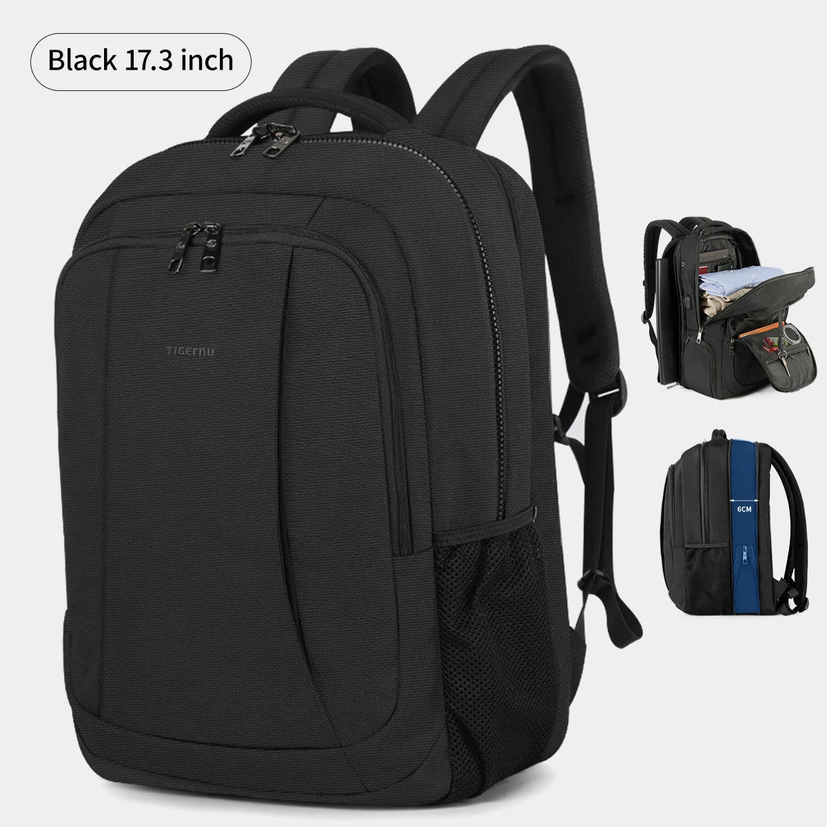 Tigernu Zaino Da Uomo In Nylon 14 15.6 17.3 Pollici Per Laptop Zaino Da Scuola E Viaggio
