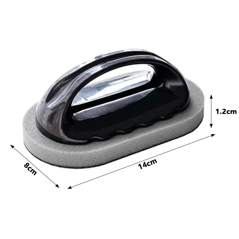 Spazzola Magica Con Spugna Smeriglio Detergente Per Gomma Cucina Bagno Ruggine Forte Decontaminazione Con Manico Utensili Pulizia Casa