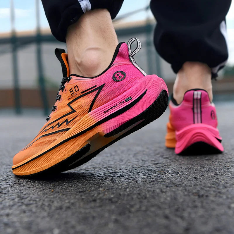 Sneakers Casual Di Lusso Da Uomo Traspiranti Scarpe Da Corsa Mocassini Alla Moda Comode Per Gara Con Aumento Di Altezza
