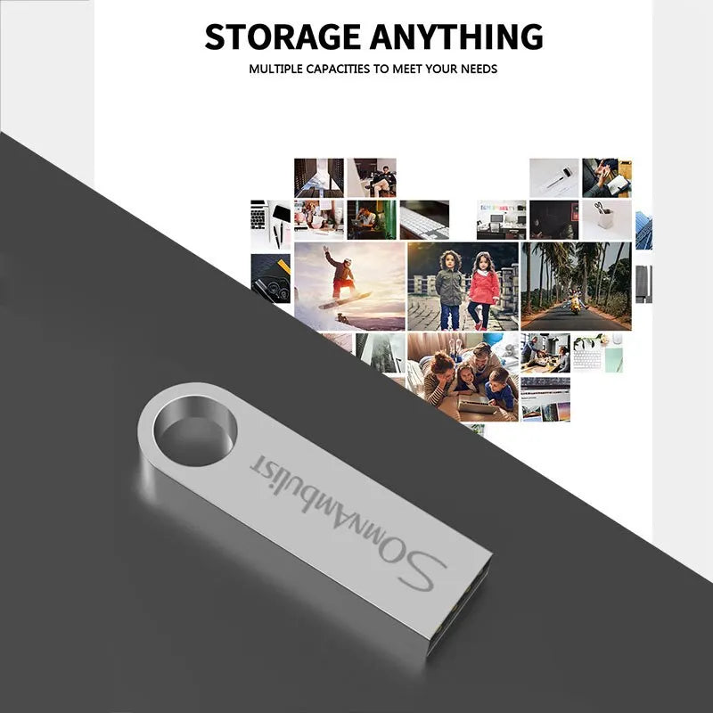 Pen Drive USB 2.0 Ad Alta Velocità SomnAmbuList 4GB 8GB 16GB 32GB 64GB 128GB Compatibile Con PC E Dispositivi Mobili