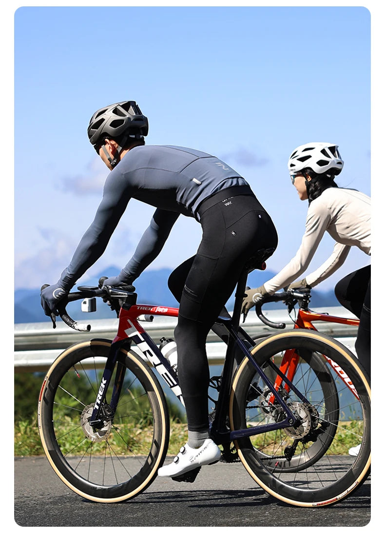 Maglia Uomo Maniche Lunghe in Pile Termico Inbike 2025 per MTB Autunno Inverno Abbigliamento Ciclismo