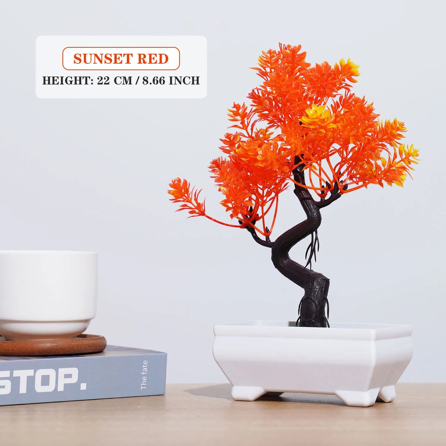 Piante Artificiali Bonsai Piccolo in Vaso Decorazioni per Casa Hotel Giardino Tavolo Fiore Finto