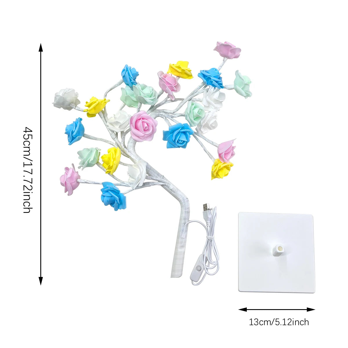 Lampada Da Tavolo Rosa LED 36LED 108LED Stringa Luci USB Per Decorazioni Estive Campeggio Feste Notturne