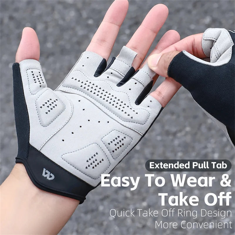 West Biking Guanti da Ciclismo Mezze Dita Con Motivo Ragni Cool Spider Estivo MTB Guanti da Strada Touch Screen