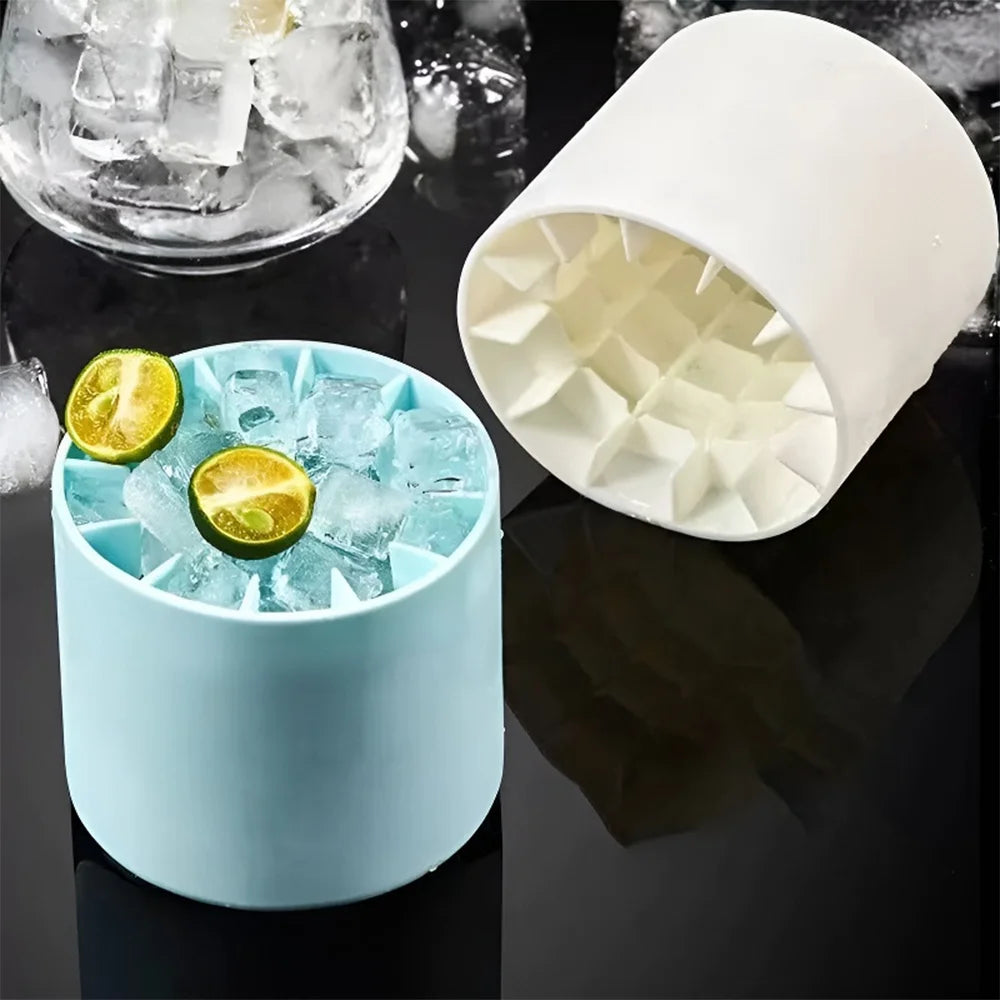 Stampo Per Cubetti Di Ghiaccio In Silicone Per Uso Alimentare Per Whisky E Bar Ecologico Pratico