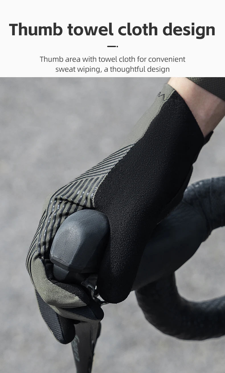 Guanti da Ciclismo RockBros Estivi Traspiranti Antiscivolo Touchscreen per MTB Bici da Strada Corsa Fitness Palestra