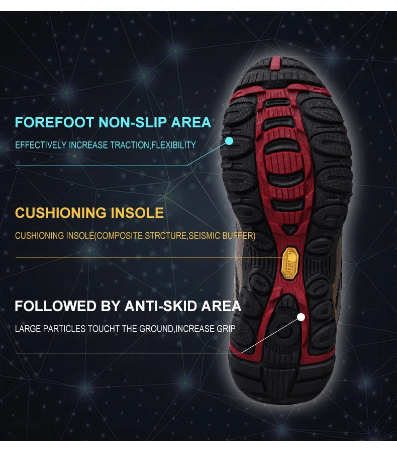 Scarpe Da Trekking Da Uomo Antiscivolo Traspiranti Resistenti All Usura Antispruzzo Scarpe Da Montagna