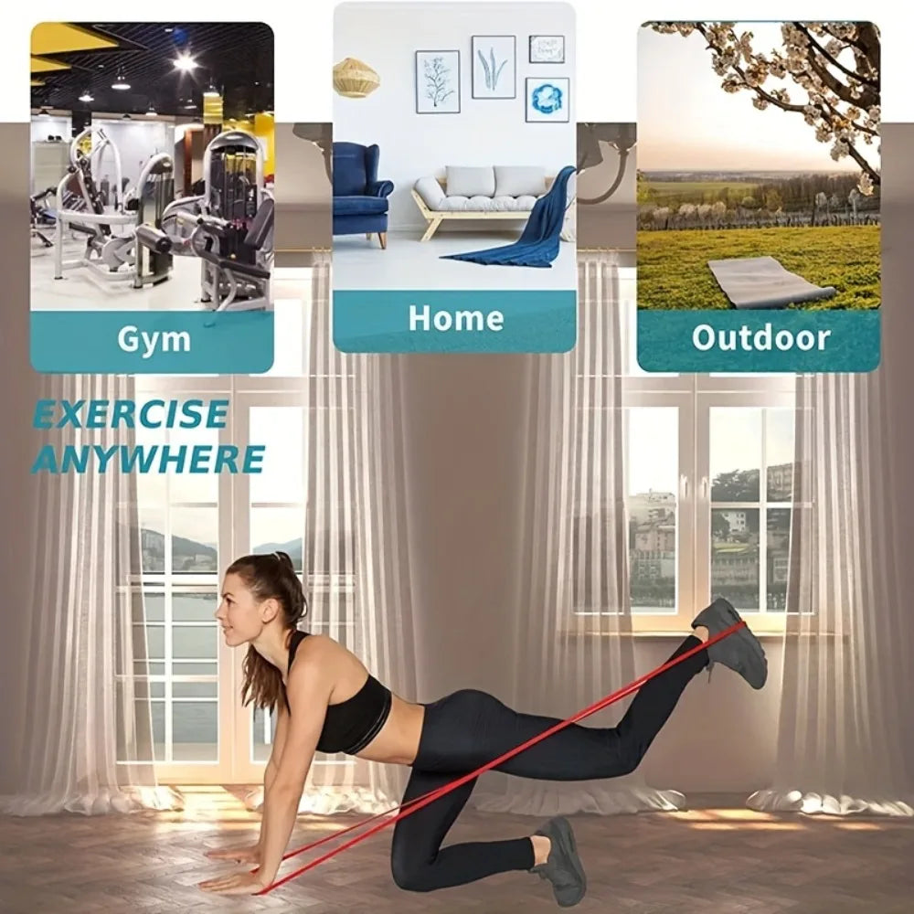 Fasce Di Resistenza Per Yoga Sportivo Da 1 Pezzo Cintura Fitness Adatta Per Yoga Allenamento Forza Stretching Corpo