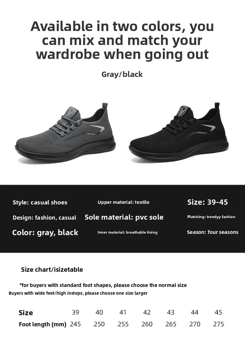 Scarpe Da Corsa Da Uomo Traspiranti Estate Nuovo Stile Casual Antiodore Suola Morbida In EVA Mesh Scarpe Da Ginnastica
