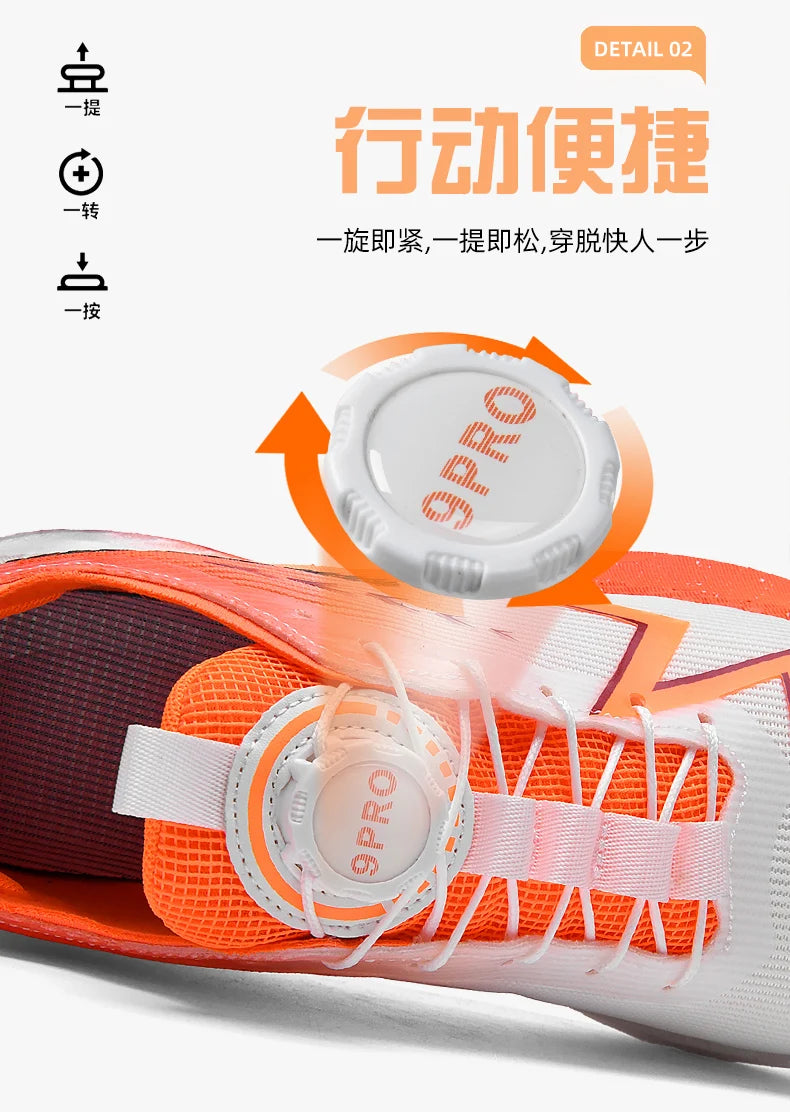 Scarpe Da Corsa Fluorescenti Con Piastra In Carbonio Per Maratona Sneakers Respiranti Leggere Per Uomo E Donna