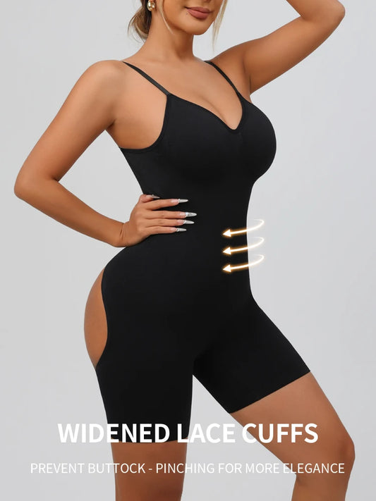 Fajas Colombianas da donna Shapewear Body senza cuciture Sexy controllo della pancia Butt Lifter Coscia più sottile Curve migliorate