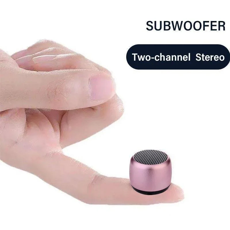 Mini Altoparlante Bluetooth Senza Fili Portatile In Metallo Lettore Musicale Per PC E Smartphone