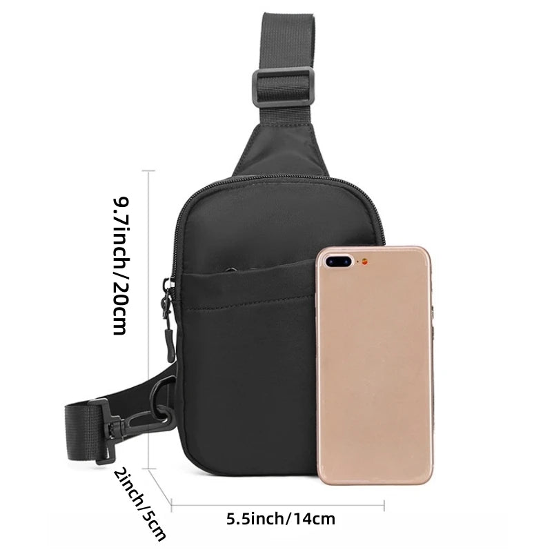 Marsupio Multifunzionale 2In1 Borsa Da Viaggio Per Esterni Uomo Donna Borsa A Tracolla Piccola Casual