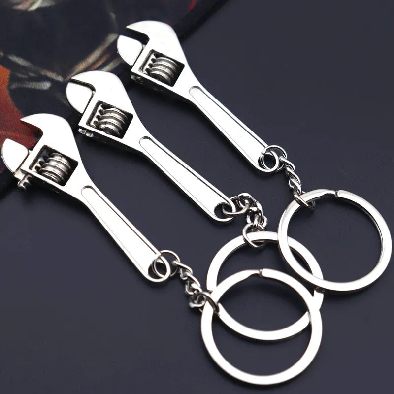 Portachiavi Mini Strumento Apertura Chiave Da Uomo Argento Elegante Regalo Ideale Gioielli S153