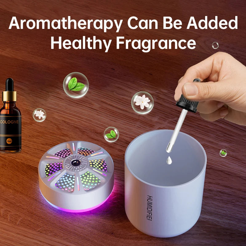 Mini Umidificatore 180 Ml Diffusore Per Aromaterapia Olio Essenziale Spray Silenzioso Auto Per Camera Da Letto Domestica
