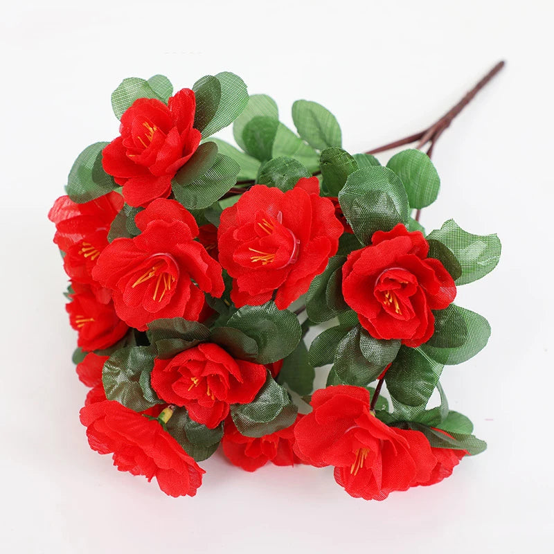 Fiore Di Rosa Artificiale 33cm Bouquet Finto Decorazione Casa Ghirlanda Fai Da Te Matrimoni San Valentino