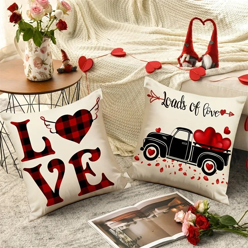 Fodere Per Cuscini Con Stampa Digitale Tema Amore Adatte Per Divano Camera Da Letto Auto Decorazioni Per La Casa