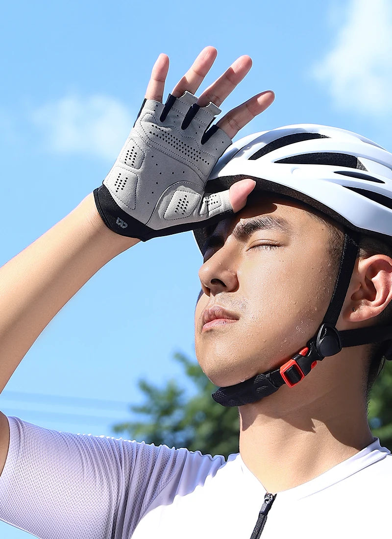 West Biking Guanti da Ciclismo Mezze Dita Con Motivo Ragni Cool Spider Estivo MTB Guanti da Strada Touch Screen