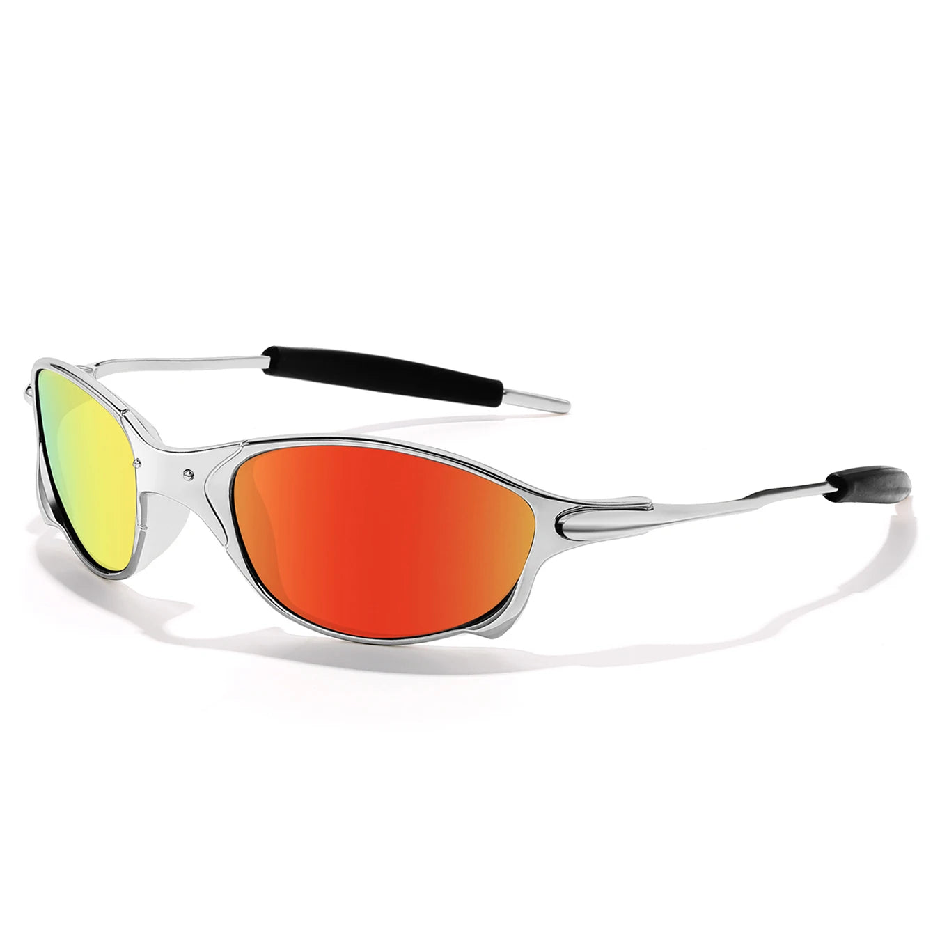 Occhiali Da Sole Ciclismo Unisex LOISRUBY UV400 Lenti Policarbonato Montatura Multicolore Corsa Escursionismo Viaggi