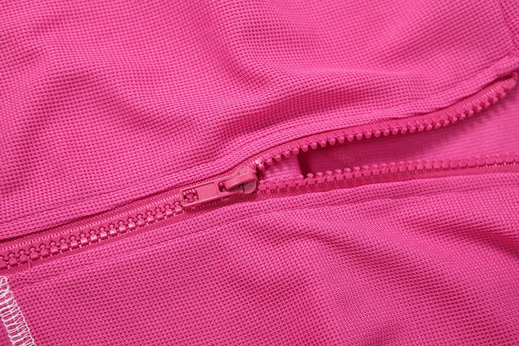 Weird Puss Tuta Donna Due Pezzi con Cappuccio Zip Tasca Giacca Pantaloni Svasati con Coulisse Casual Sportiva Slim Outfit