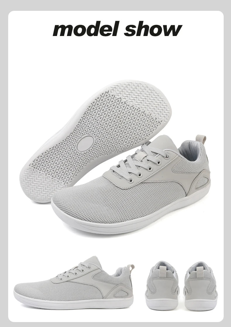 Scarpe Da Passeggio Traspiranti In Mesh Unisex A Punta Larga Per Uomo Comode Scarpe Sportive Per Esterni